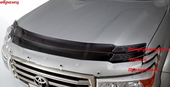 2 699 р. Дефлектор капота CA-Plastic  Toyota RAV4  XA40 (2015-2019) (Classic черный, Без надписи)  с доставкой в г. Санкт‑Петербург. Увеличить фотографию 6