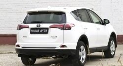 1 899 р. Защитная накладка на задний бампер RA  Toyota RAV4  XA40 (2015-2019) 5 дв. рестайлинг  с доставкой в г. Санкт‑Петербург. Увеличить фотографию 2