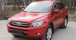 499 р. Реснички RA на фары  Toyota RAV4  XA305 (2005-2009) 5 дв. дорестайлинг (Неокрашенные)  с доставкой в г. Санкт‑Петербург. Увеличить фотографию 1