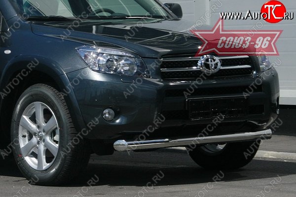 11 159 р. Защита переднего бампера одинарная Souz-96 (d76) Toyota RAV4 XA305 5 дв. дорестайлинг (2005-2009)  с доставкой в г. Санкт‑Петербург