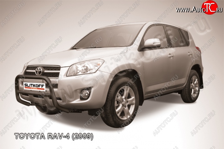 13 349 р. Кенгурятник d57 низкий  Toyota RAV4  XA30 (2008-2010) (Цвет: серебристый)  с доставкой в г. Санкт‑Петербург