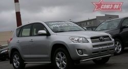 11 114 р. Защита переднего бампера одинарная Souz-96 (d60) Toyota RAV4 XA30 5 дв. 1-ый рестайлинг (2008-2010)  с доставкой в г. Санкт‑Петербург. Увеличить фотографию 1