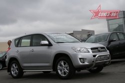 11 249 р. Защита переднего бампера Souz-96 (d60) Toyota RAV4 XA30 5 дв. 1-ый рестайлинг (2008-2010)  с доставкой в г. Санкт‑Петербург. Увеличить фотографию 1