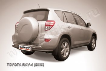 4 949 р. Уголки d57  Toyota RAV4  XA30 (2008-2010) 5 дв. 1-ый рестайлинг (Цвет: серебристый)  с доставкой в г. Санкт‑Петербург. Увеличить фотографию 1