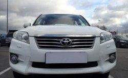 1 469 р. Сетка на бампер Russtal (черная)  Toyota RAV4  XA30 (2010-2013) 5 дв. 2-ой рестайлинг, 5 дв. удлиненный 2-ой рестайлинг  с доставкой в г. Санкт‑Петербург. Увеличить фотографию 3