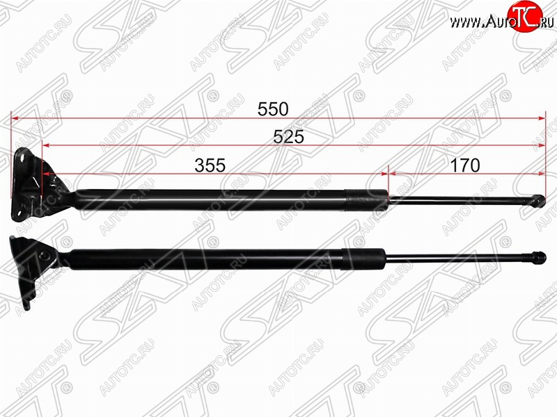 989 р. Правый упор крышки багажника SAT (газовый)  Toyota RAV4  XA40 (2012-2019) 5 дв. дорестайлинг, 5 дв. рестайлинг  с доставкой в г. Санкт‑Петербург