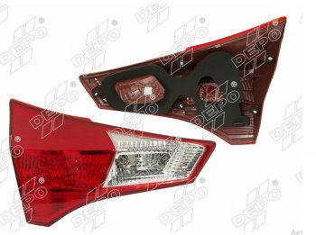 6 449 р. Левый фонарь в крышку багажника DEPO  Toyota RAV4  XA40 (2012-2015) 5 дв. дорестайлинг  с доставкой в г. Санкт‑Петербург. Увеличить фотографию 1