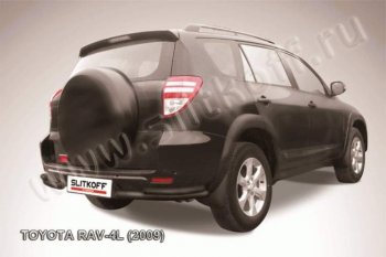 5 599 р. Уголки d57+d42 двойные  Toyota RAV4  XA30 (2009-2010) 5 дв. удлиненный 1-ый рестайлинг (Цвет: серебристый)  с доставкой в г. Санкт‑Петербург. Увеличить фотографию 1