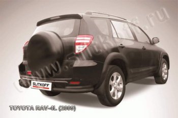 6 399 р. Уголки d76+d42 двойные  Toyota RAV4  XA30 (2009-2010) 5 дв. удлиненный 1-ый рестайлинг (Цвет: серебристый)  с доставкой в г. Санкт‑Петербург. Увеличить фотографию 1