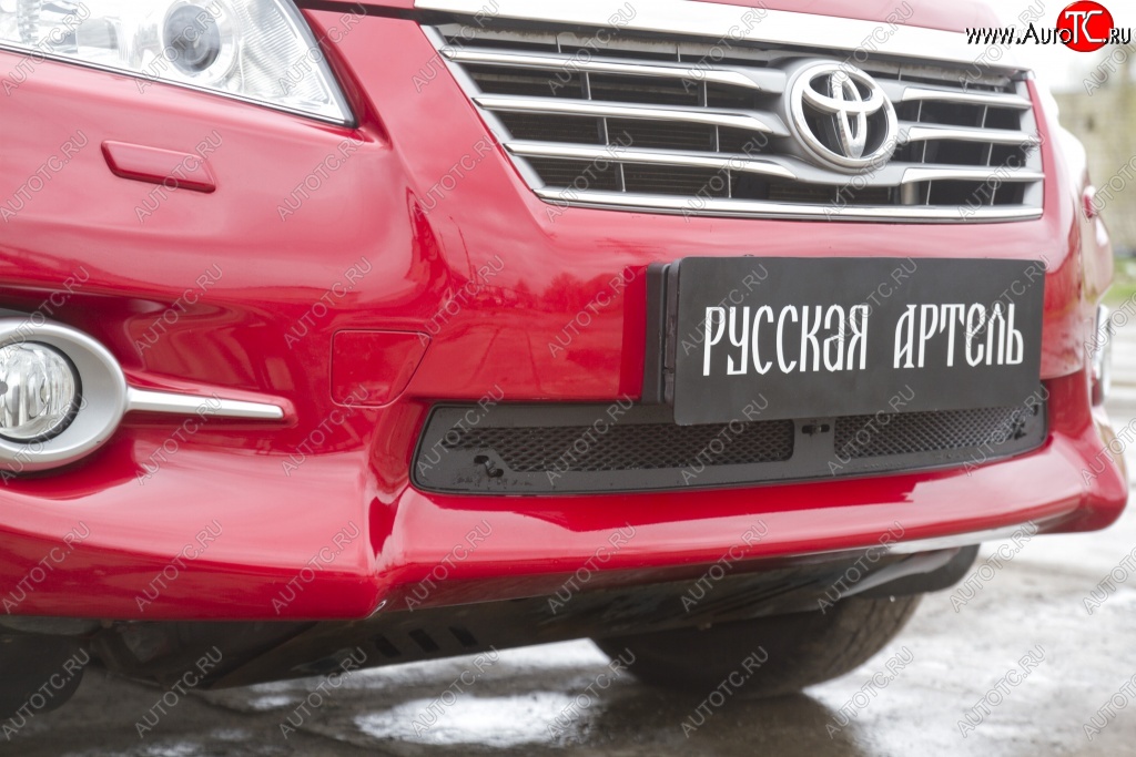 1 349 р. Защитная сетка решетки переднего бампера РА Toyota RAV4 XA30 5 дв. 2-ой рестайлинг (2010-2013)  с доставкой в г. Санкт‑Петербург