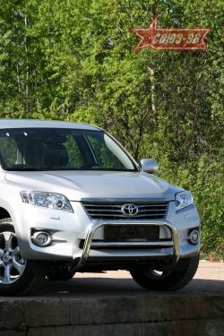 Защита переднего бампера Souz-96 (d60) Toyota RAV4 XA30 5 дв. 2-ой рестайлинг (2010-2013)