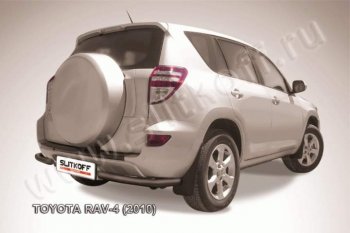 4 949 р. Уголки d57  Toyota RAV4  XA30 (2010-2013) 5 дв. 2-ой рестайлинг (Цвет: серебристый)  с доставкой в г. Санкт‑Петербург. Увеличить фотографию 1