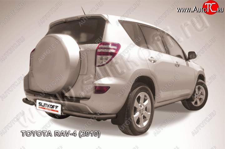 4 949 р. Уголки d57  Toyota RAV4  XA30 (2010-2013) 5 дв. 2-ой рестайлинг (Цвет: серебристый)  с доставкой в г. Санкт‑Петербург