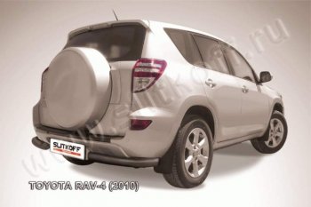 5 849 р. Уголки d76  Toyota RAV4  XA30 (2010-2013) 5 дв. 2-ой рестайлинг, 5 дв. удлиненный 2-ой рестайлинг (Цвет: серебристый)  с доставкой в г. Санкт‑Петербург. Увеличить фотографию 1