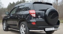 15 449 р. Защита заднего бампера (Ø63 мм, нержавейка) SLITKOFF Toyota RAV4 XA30 5 дв. 2-ой рестайлинг (2010-2013)  с доставкой в г. Санкт‑Петербург. Увеличить фотографию 4