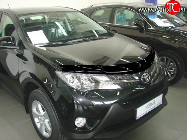 2 799 р. Дефлектор капота NovLine  Toyota RAV4  XA40 (2012-2015) 5 дв. дорестайлинг  с доставкой в г. Санкт‑Петербург