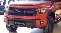 849 р. Реснички на фары RA  Toyota Tundra  XK50 (2013-2024) 2-ой рестайлинг (Неокрашенные)  с доставкой в г. Санкт‑Петербург. Увеличить фотографию 5