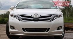 14 219 р. Защита переднего бампера одинарная Souz-96 (d60) Toyota Venza GV10 дорестайлинг (2008-2012)  с доставкой в г. Санкт‑Петербург. Увеличить фотографию 3