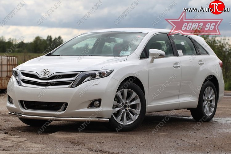 14 219 р. Защита переднего бампера одинарная Souz-96 (d60) Toyota Venza GV10 дорестайлинг (2008-2012)  с доставкой в г. Санкт‑Петербург