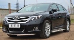 13 799 р. Одинарная защита переднего бампера диаметром 42 мм Russtal Toyota Venza GV10 рестайлинг (2012-2016)  с доставкой в г. Санкт‑Петербург. Увеличить фотографию 4