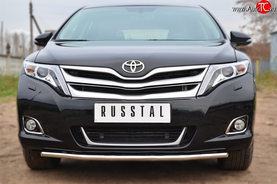 13 799 р. Одинарная защита переднего бампера диаметром 42 мм Russtal Toyota Venza GV10 рестайлинг (2012-2016)  с доставкой в г. Санкт‑Петербург