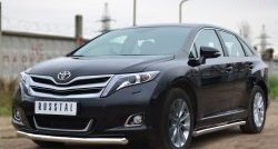 14 399 р. Одинарная защита переднего бампера диаметром 63 мм Russtal Toyota Venza GV10 рестайлинг (2012-2016)  с доставкой в г. Санкт‑Петербург. Увеличить фотографию 4