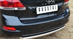 14 299 р. Одинарная защита заднего бампера из трубы диаметром 63 мм Russtal Toyota Venza GV10 рестайлинг (2012-2016)  с доставкой в г. Санкт‑Петербург. Увеличить фотографию 2