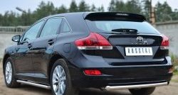 14 299 р. Одинарная защита заднего бампера из трубы диаметром 63 мм Russtal Toyota Venza GV10 рестайлинг (2012-2016)  с доставкой в г. Санкт‑Петербург. Увеличить фотографию 4