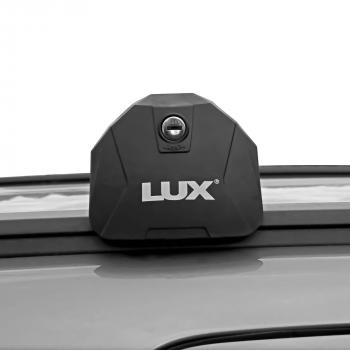 8 249 р. Багажник на интегрированные рейлинги LUX SCOUT Volvo XC60  дорестайлинг (2008-2013) (черные поперечины)  с доставкой в г. Санкт‑Петербург. Увеличить фотографию 3