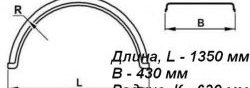 1 699 р. Крыло К-430 (круглое) Master-Plast МАЗ 5440 (1996-2009)  с доставкой в г. Санкт‑Петербург. Увеличить фотографию 2