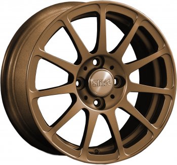 Кованый диск Slik Classik 6x14 (Металлик: коньячная бронза глянец BNZCGN) Toyota Yaris Verso XP20 рестайлинг (2003-2006) 4x100.0xDIA54.1xET45.0