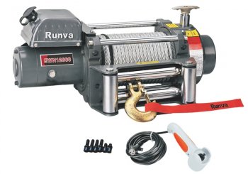 Лебёдка электрическая Runva (индустр. 12V) Honda CR-V RD1,RD2,RD3 рестайлинг (1999-2001)