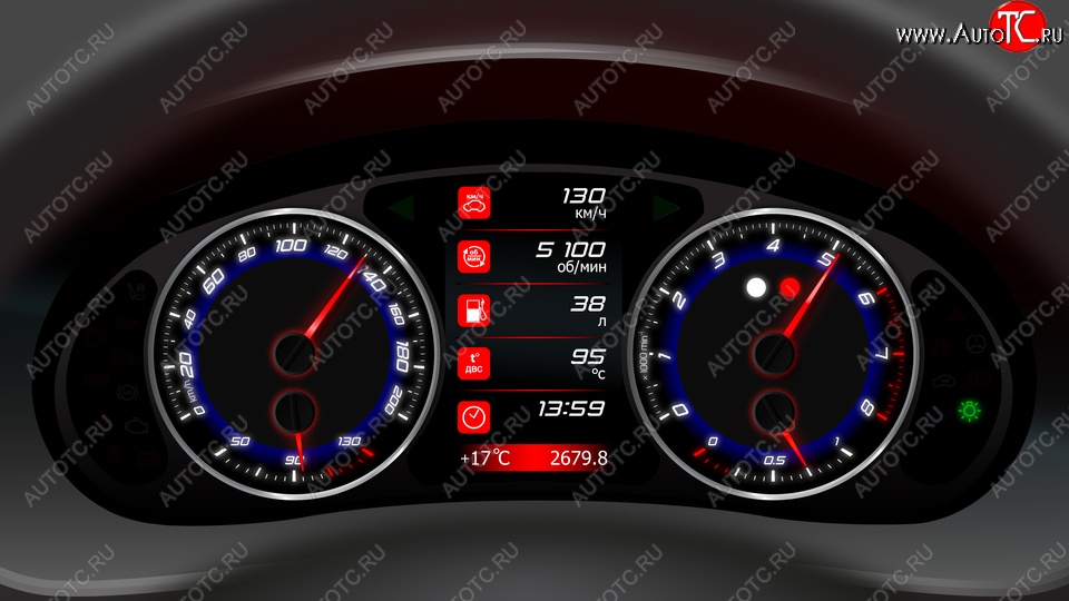 81 999 р. Комбинация приборов Ferrum GF 822S  Лада 2110, 2111, 2112, Калина (1118,  1117,  1119), Калина Спорт (1119), Приора (2170,  2171,  2172,  21728) (Синий ореол)  с доставкой в г. Санкт‑Петербург