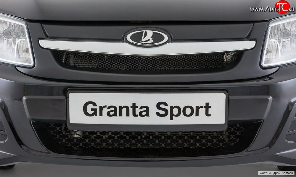 1 799 р. Решётка радиатора Granta Sport Лада Гранта 2190 седан дорестайлинг (2011-2017) (Неокрашенная)  с доставкой в г. Санкт‑Петербург