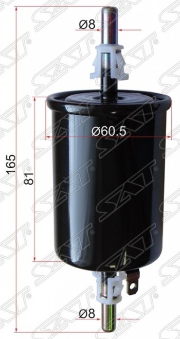 Топливный фильтр SAT Daewoo Matiz M100 дорестайлинг (1998-2000)