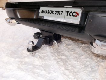 15 299 р. Фаркоп (тягово-сцепное устройство) TCC  Volkswagen Amarok (2016-2022) рестайлинг (Оцинкованный, шар E - нержавейка)  с доставкой в г. Санкт‑Петербург. Увеличить фотографию 1