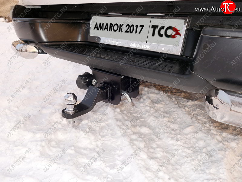 15 299 р. Фаркоп (тягово-сцепное устройство) TCC  Volkswagen Amarok (2016-2022) рестайлинг (Оцинкованный, шар E - нержавейка)  с доставкой в г. Санкт‑Петербург