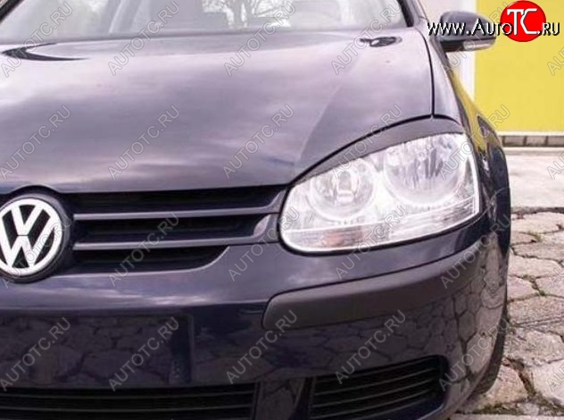 1 649 р. Реснички на фары CT Volkswagen Golf 5 универсал (2003-2009) (Неокрашенные)  с доставкой в г. Санкт‑Петербург