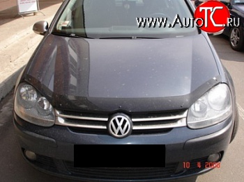 2 699 р. Дефлектор капота NovLine Volkswagen Golf Plus 5 (2004-2009)  с доставкой в г. Санкт‑Петербург