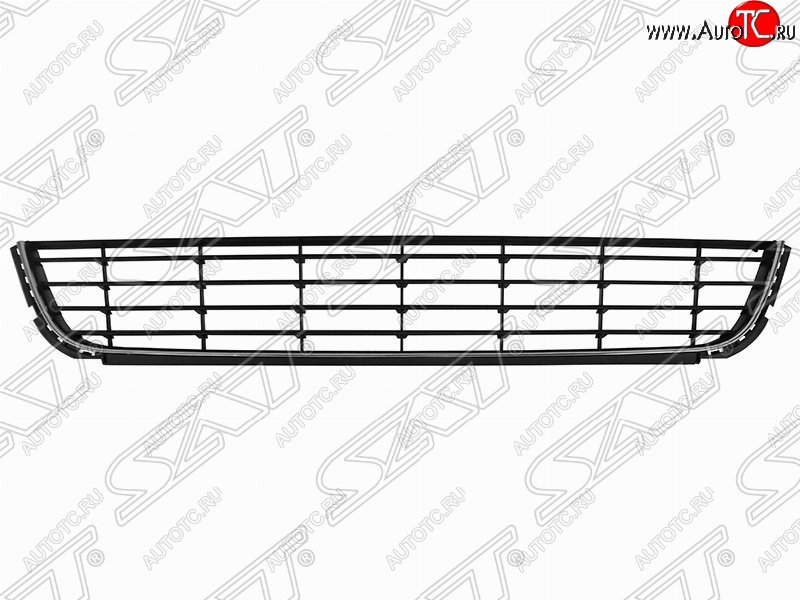 1 259 р. Решётка в передний бампер (с хром молдингом) 5D SAT Volkswagen Golf 6 хэтчбэк 5 дв. (2008-2014)  с доставкой в г. Санкт‑Петербург