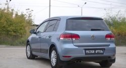 1 199 р. Защитная накладка на задний бампер RA  Volkswagen Golf  6 (2008-2014) хэтчбэк 5 дв.  с доставкой в г. Санкт‑Петербург. Увеличить фотографию 2