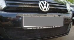 1 469 р. Сетка на бампер Russtal (черная)  Volkswagen Golf  6 (2008-2014)  с доставкой в г. Санкт‑Петербург. Увеличить фотографию 1