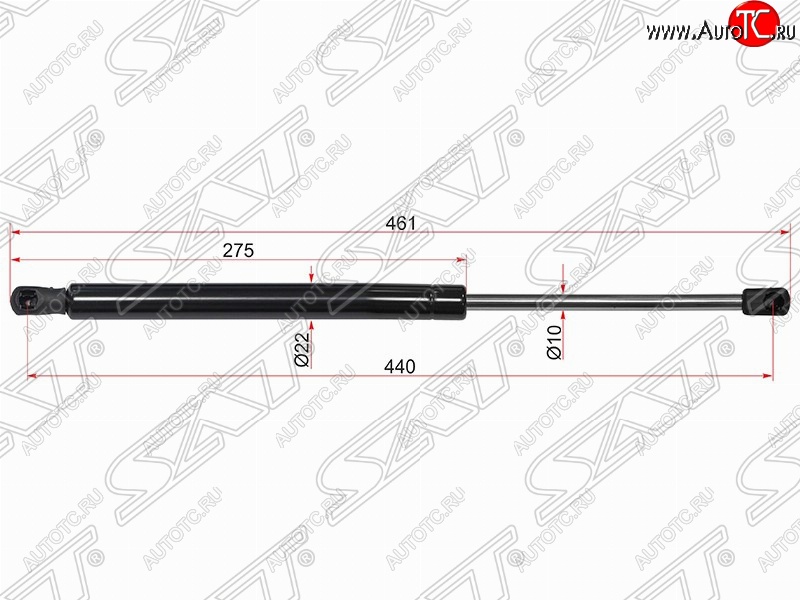 589 р. Газовый упор крышки багажника SAT  Volkswagen Golf  6 (2008-2014) хэтчбэк 5 дв.  с доставкой в г. Санкт‑Петербург