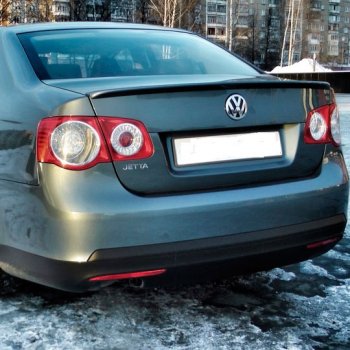 3 399 р. Лип спойлер АВТОКРАТ  Volkswagen Jetta  A5 (2005-2011) седан (Неокрашенный)  с доставкой в г. Санкт‑Петербург. Увеличить фотографию 2