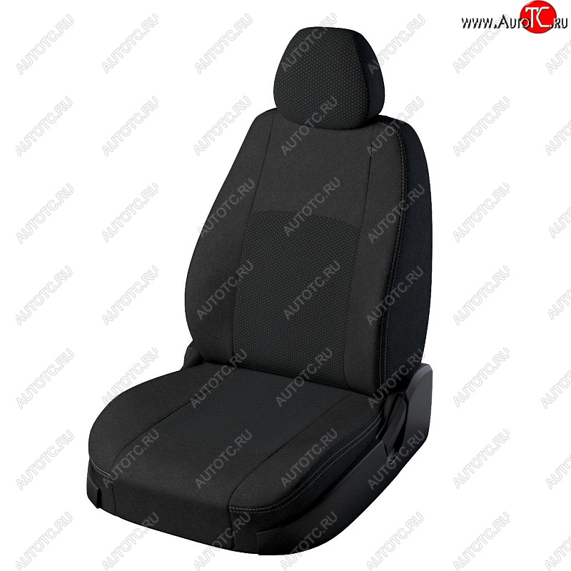 7 399 р. Чехлы для сидений Lord Autofashion Турин (экокожа, жаккард)  Volkswagen Jetta ( A6,  A7) (2011-2022) седан дорестайлинг, седан рестайлинг, седан дорестайлинг (Чёрный, вставка жаккард Эльбрус)  с доставкой в г. Санкт‑Петербург