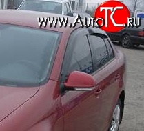 2 499 р. Дефлекторы окон (ветровики) Novline 4 шт Volkswagen Jetta A5 седан (2005-2011)  с доставкой в г. Санкт‑Петербург