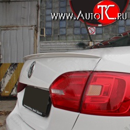 4 649 р. Лип спойлер Sport  Volkswagen Jetta  A6 (2011-2015) седан дорестайлинг (Неокрашенный)  с доставкой в г. Санкт‑Петербург