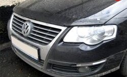 2 499 р. Дефлектор капота NovLine Volkswagen Passat B6 седан (2005-2011)  с доставкой в г. Санкт‑Петербург. Увеличить фотографию 1