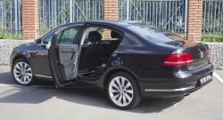 1 799 р. Накладки на порожки RA (комплект)  Volkswagen Passat  B7 (2010-2015) седан, универсал  с доставкой в г. Санкт‑Петербург. Увеличить фотографию 2