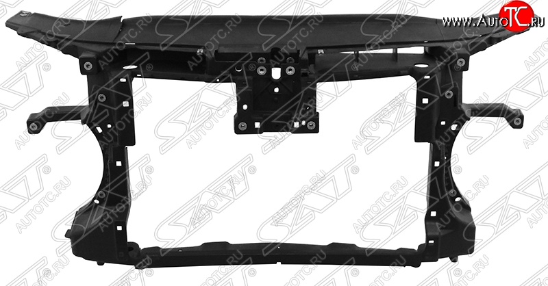 8 899 р. Рамка радиатора (телевизор) (рестайлинг) SAT Volkswagen Passat CC дорестайлинг (2008-2012) (Неокрашенная)  с доставкой в г. Санкт‑Петербург